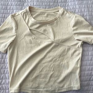 Cream shirt